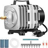 VIVOSUN 1110GPH Aquarium Air Pump with Kit, Commercial Pump with Aluminum | 8 Outlet 40W 70L/min, Fish Tank Bubbler Pond Aerator for Aquariums, Ponds, Hydroponics