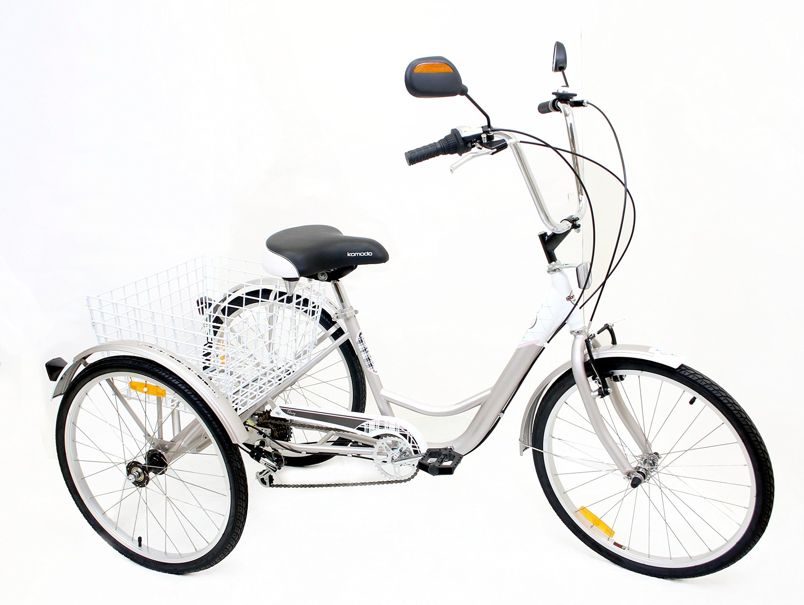 Komodo Cycling #7004 - Penny 6-Speed Adult Tricycle, 24"