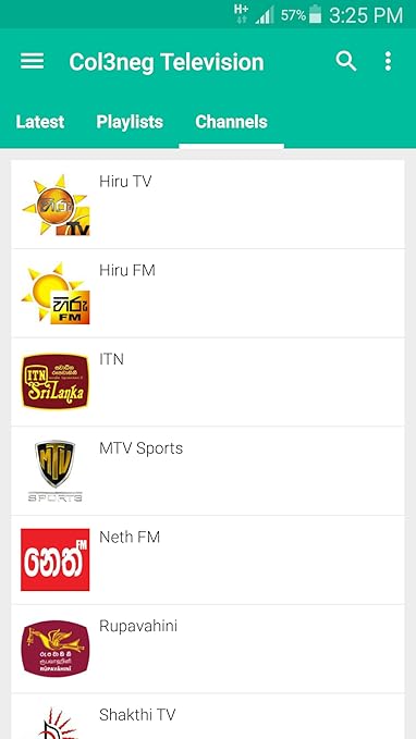 Col3neg television