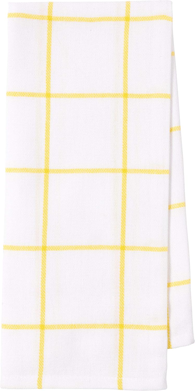 KAF Home Pantry Lemons All Over Kitchen Dish Towel Set of 4, 100-Percent Cotton, 18 x 28-inch: Home & Kitchen