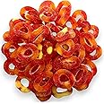 Premium Peach Rings -1.5 lbs Delicious Peach Flavor Soft Sweet Gummy Rings in Resealable Bag, Perfect for Snacks, Parties and Gifts - Tasty Peach Juicy Gummies for Kids and Adults(24 oz)