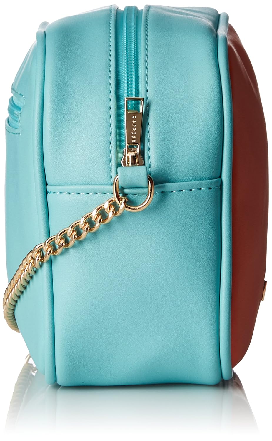 caprese shally women's sling bag (orange and grey)