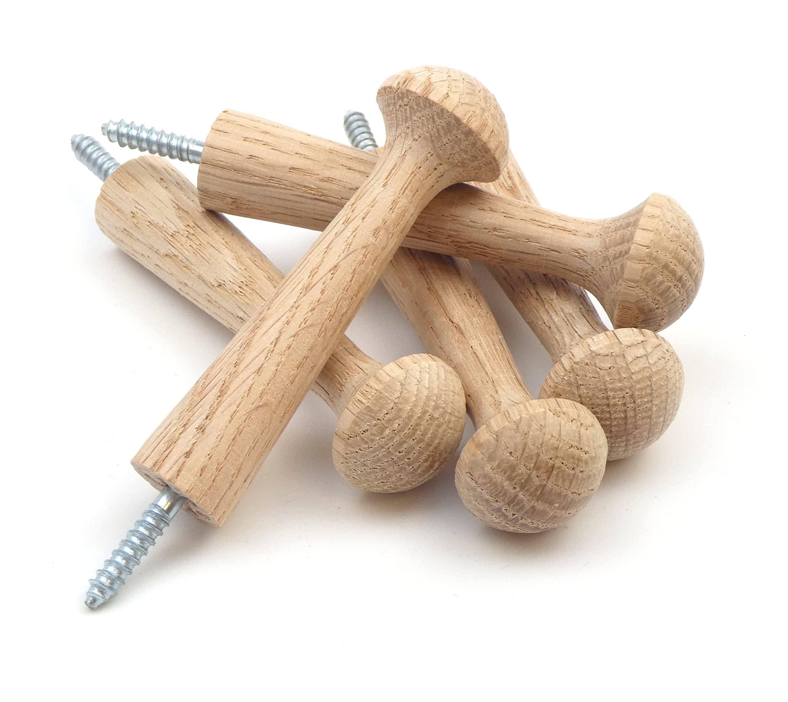 Screw in Oak Shaker Peg 3.5" - (Pack of 5)