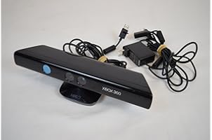 XBOX 360 Microsoft Kinect Sensor Bar Only Black 1414 Wired Motion Sensor Camera