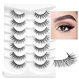 Onlyall Natural Lashes Wispy Lashes Natural Look