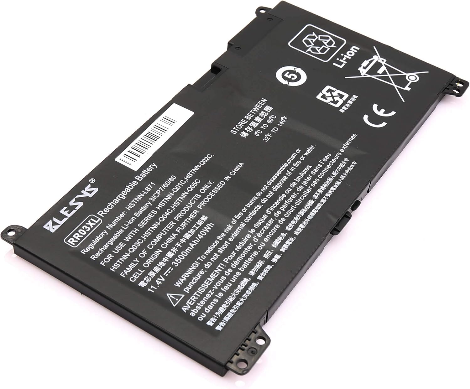 BLESYS RR03XL Laptop Battery for HP Probook 440 G4 440 G5 450 G4 450 G5 470 G4 470 G5 430 G4 430 G5 455 G4 455 G5 Mobile Thin Client MT20 MT21 serie 11.4V 3930mAh 48Wh