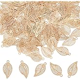 HOBBIESAY Plated Earrings Pendants Charms DIY Handicraft Decorations Oval Horse Eye Brass Connector Pendants Accessories for Jewelry Findings