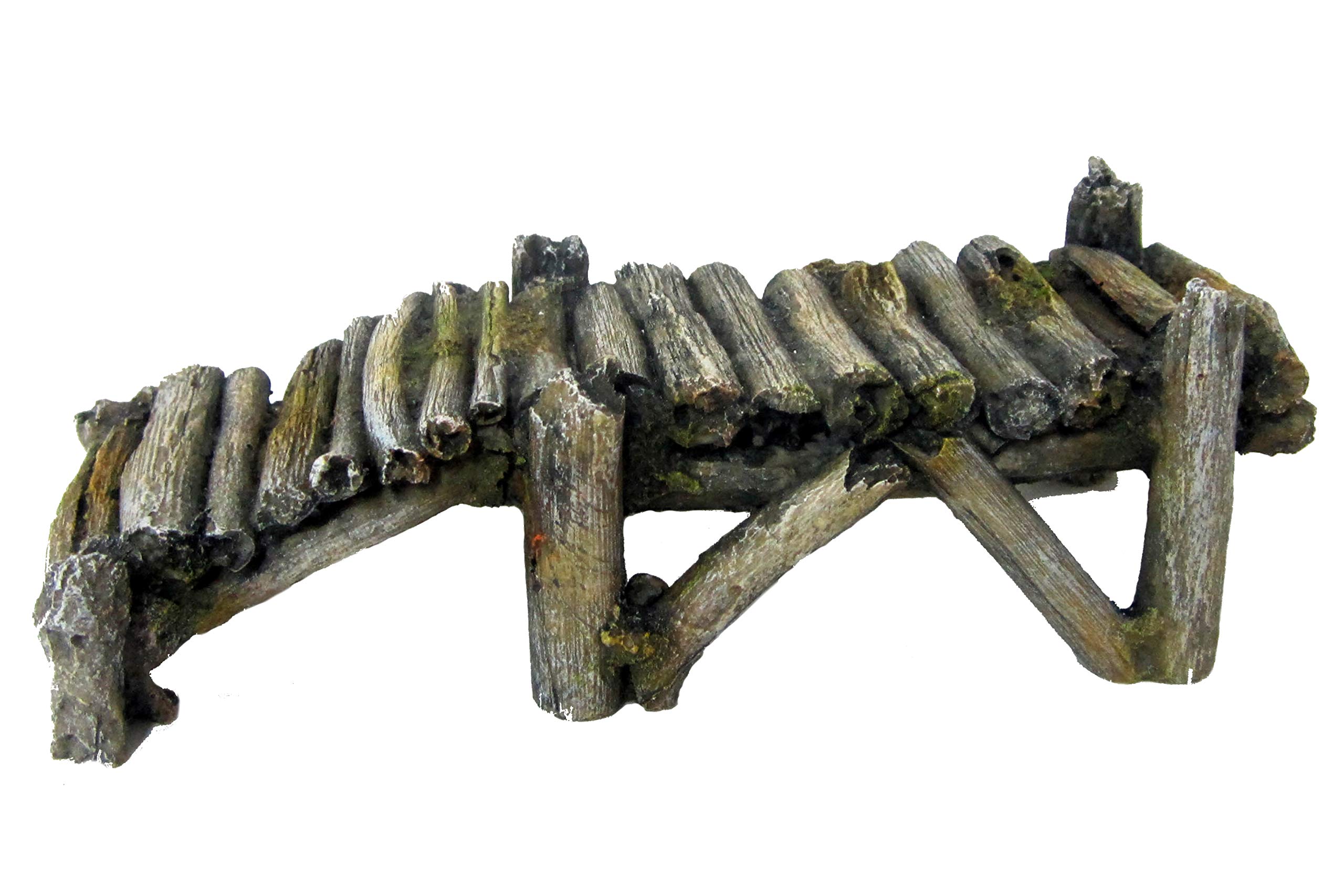 CLASSIC Pet Products Wooden Bridge 190Mm Aquarium Ornament