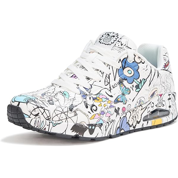 Amazon.com | Skechers Women's UNO-Process Sketch Sneaker
