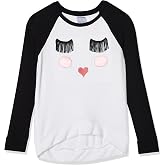 Spotted Zebra girls Long-Sleeve Cozy T-Shirt
