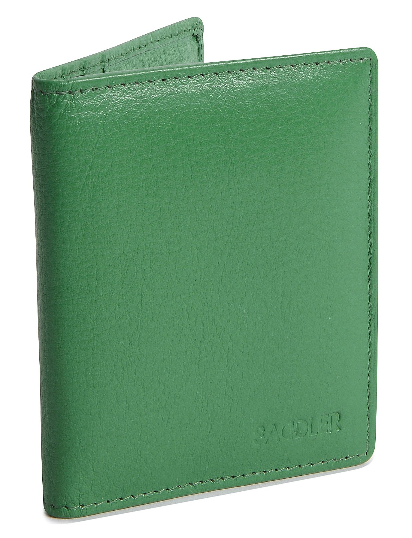 SADDLER Soft Leather Mini RFID Credit Card Holder | Designer Slim Card Holder for Women | Gift Boxed - Green