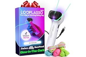 Loop Lasso NANO - Viral Glow in the Dark String Toy - 100+ Tricks, Beginner-to-Pro - Stocking Stuffers for Teen Boys, Christmas Gift for Boys 8-13+, Cool Gadgets for Kids & Adults