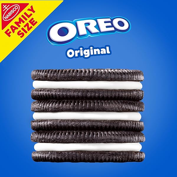 OREO CHOCOLATE SANDWICH COOKIES, FAMILY SIZE, 18.12 OZ