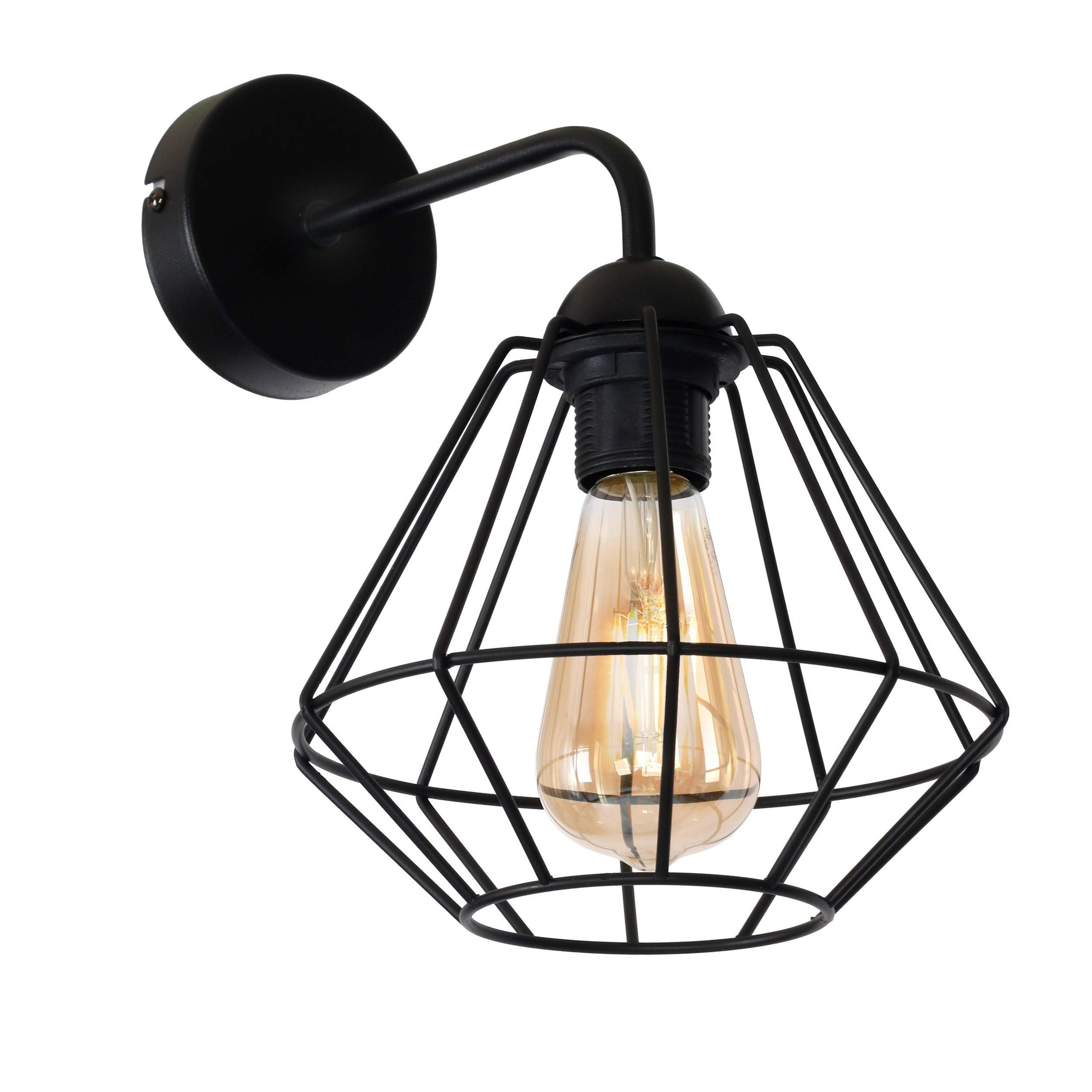 Homemania Black Metal Wall Light