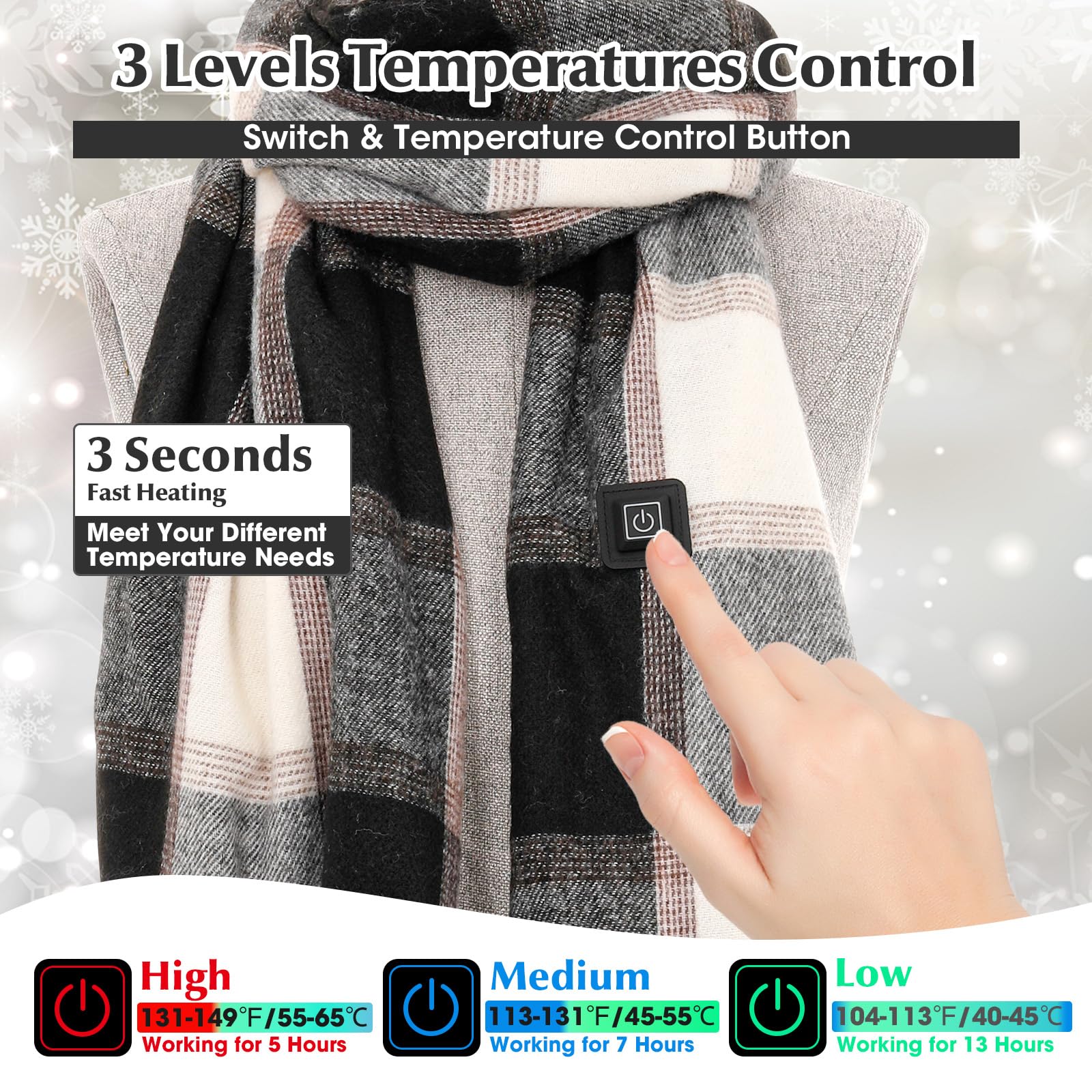 MuroMucci Heated Scarf for Women
