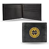 Rico Industries Embroidered Leather Billfold Wallet