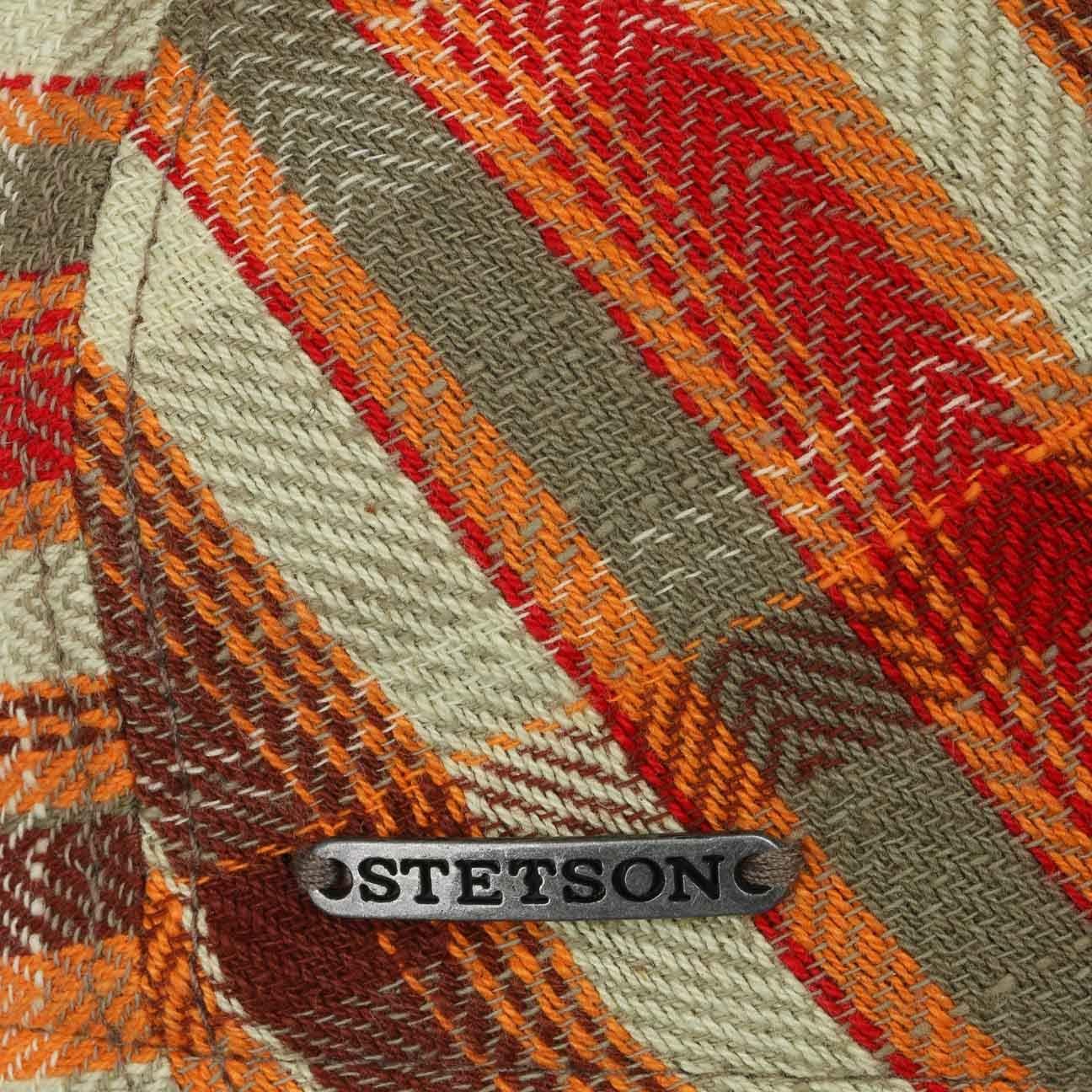 Coppola Stetson Pascoli Driver Uomo - Berretto Piatto In Seta Con Visiera - Made In EU - Protezione UV 40, Fodera In Cotone, Ideale Per Primavera/Estate