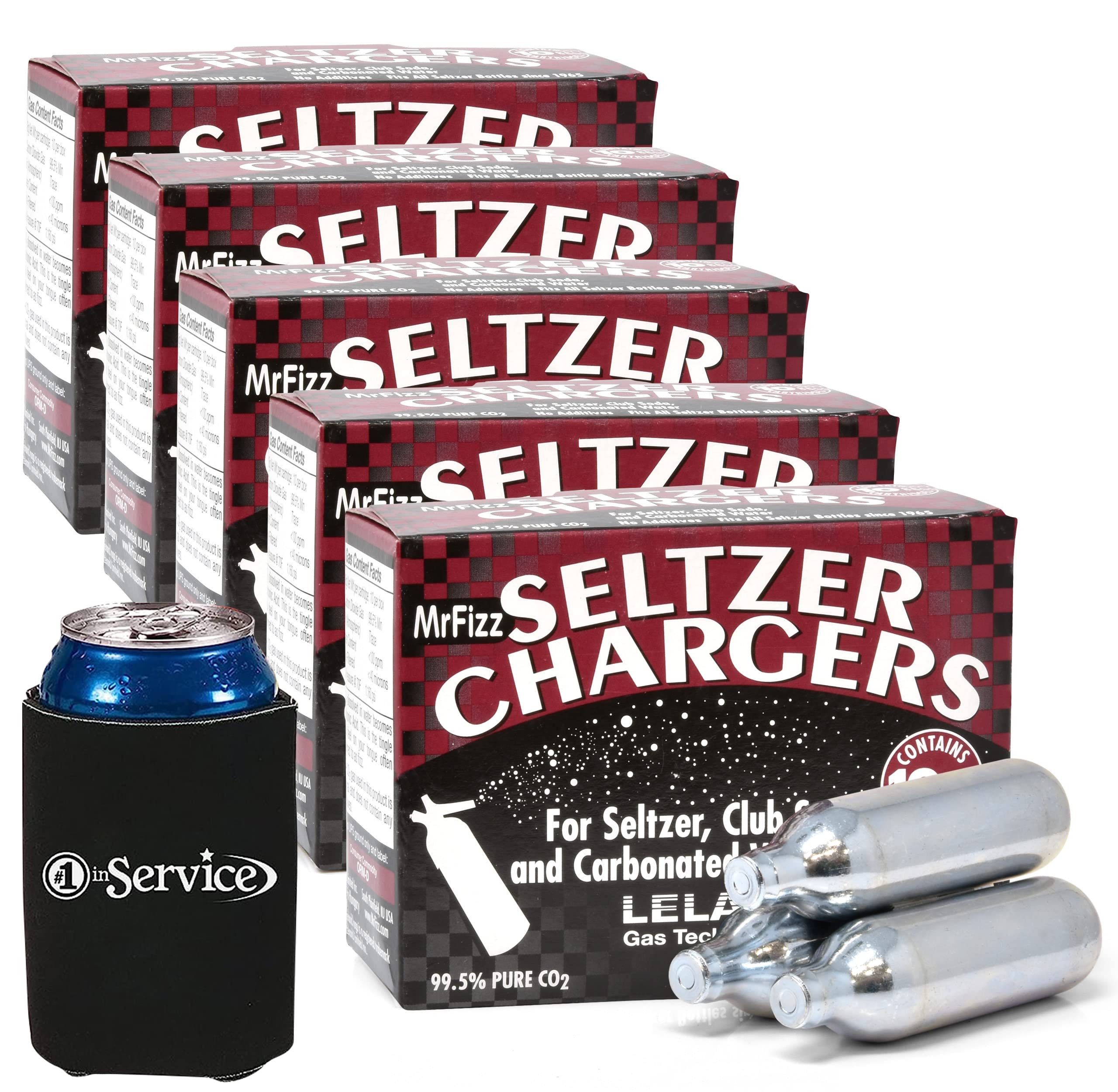 Mua Number 1 In Service MrFizz Leland Co2 Cartridges Soda Chargers, 8
