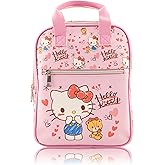 Fast Forward Hello Kitty Mini Backpack for Kids & Adults | 10" PU Leather Backpack Purse | Toddler Travel Bag, Small Bookbag, Lightweight Rucksack for School, Travel, or Everyday Use | Ages 3+