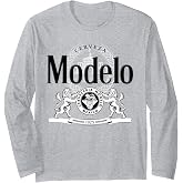 Modelo Black and White Logo Long Sleeve T-Shirt