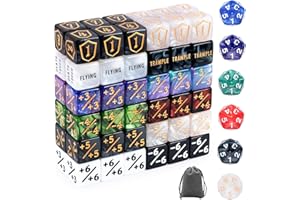 TINZUM 78 Pieces MTG Dice Set with Plus 1 Life Counter & Keyword Token Dice & Shield & Spindown Dice in 12 Colors for MTG, Cards Gaming Accessories