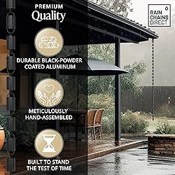 Rain Chains Direct - Barrel Rain Chain - 8.5 FT