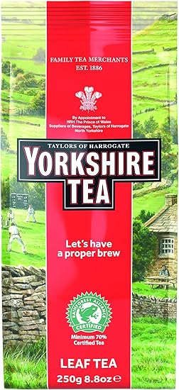 Yorkshire Tea Traditional Loose Tea Leaf 250 G Pack Of 6 Amazon