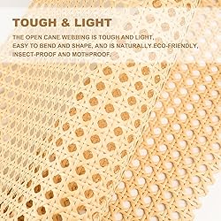 Plastic Rattan Webbing Roll, 16 Inch x 20