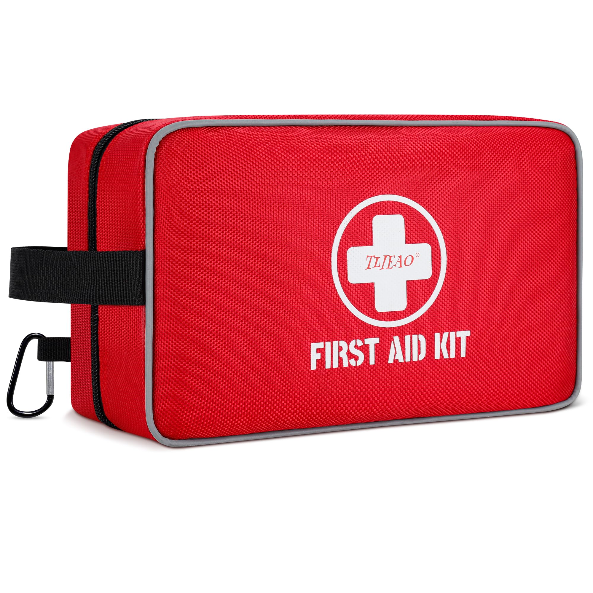 Photo 1 of 330 Piece First Aid Kit, Premium Waterproof Compact Trauma Medical Kits for Any Emergencies, Ideal for Home, Car, Travel, Camping, Hiking, Truck, Office, Sports (Medium)