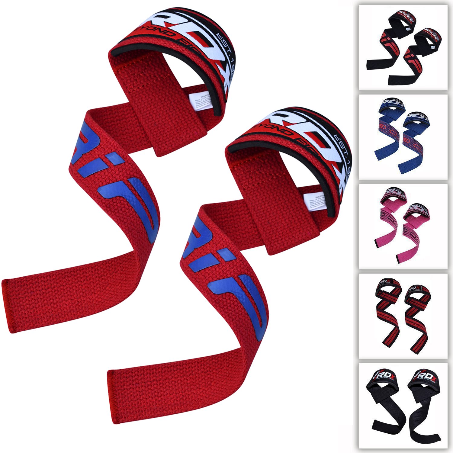 RDX Gimnasio Pesas Correas Levantamiento Muñequeras Crossfit Elevación Gym Straps Deportivas