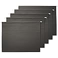 Amazon Basics Hanging File Folders, Letter Size, 8.5x11 inches, Black, 25-Pack