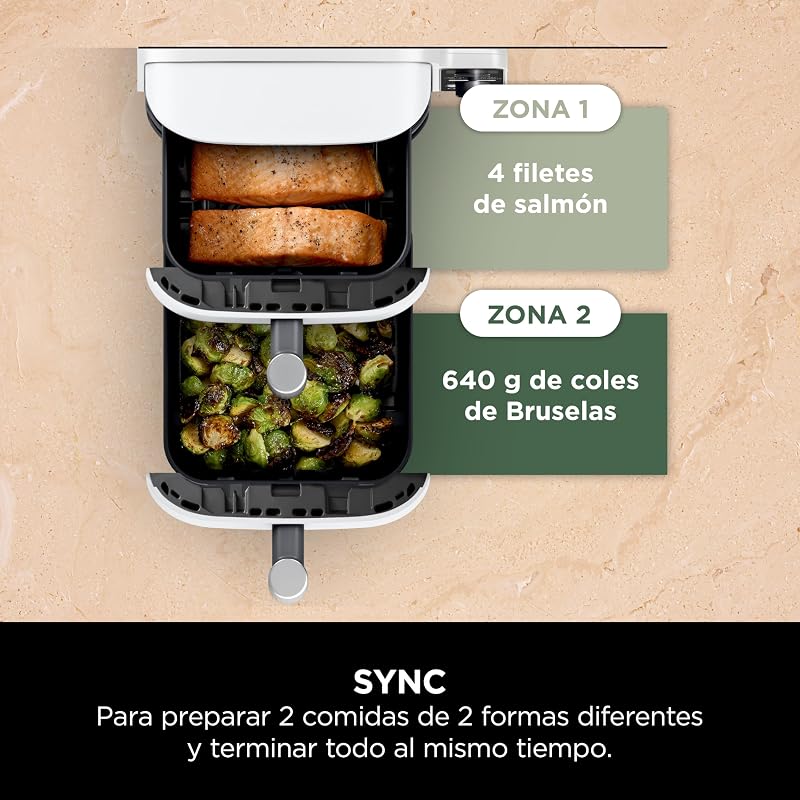 Double Stack XL, fritadeira de ar de duas gavetas, 9.5L, branca