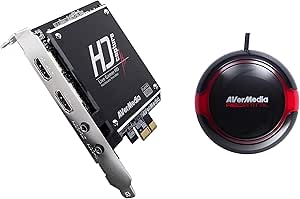 AVerMedia Live Gamer HD, Game Capture and Streaming in High Definition 1080p, Reduce CPU Usage, Ultra Low Latency, H.264 Hardware Encoding HD Game Recorder, PCIe, (C985)