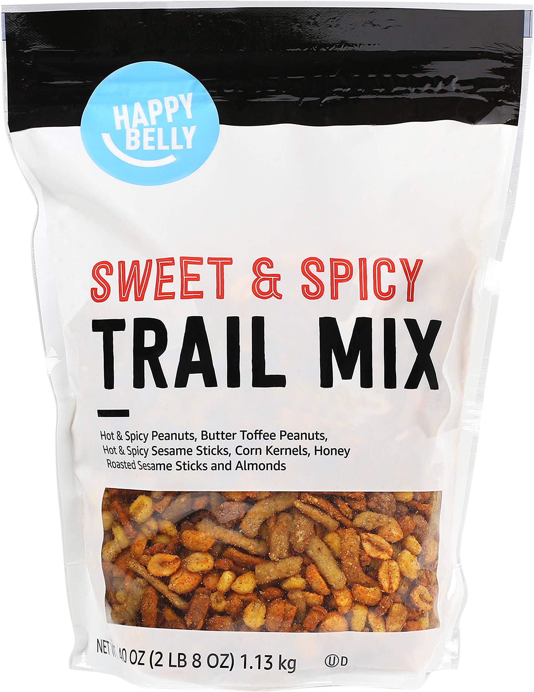 Mua Amazon Brand Happy Belly Sweet Spicy Trail Mix 40 Ounce Wickedly Prime Peanut Butter Filled Pretzels 44 Ounce Tren Amazon Mỹ Chinh Hang 21 Giaonhan247