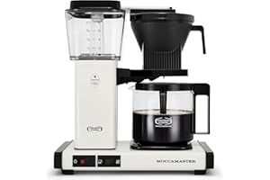 TECHNIVORM MOCCAMASTER Moccamaster 53933 KBGV Select 10-Cup Coffee Maker, Off-White, 40 ounce, 1.25l