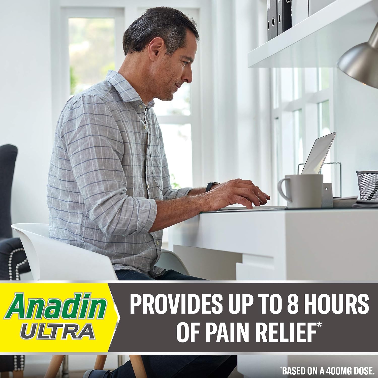 Anadin Ultra Ibuprofen Back & Muscle Pain Relief Liquid Capsules, Pack of 16, 16 count (Pack of 1) - Image 4