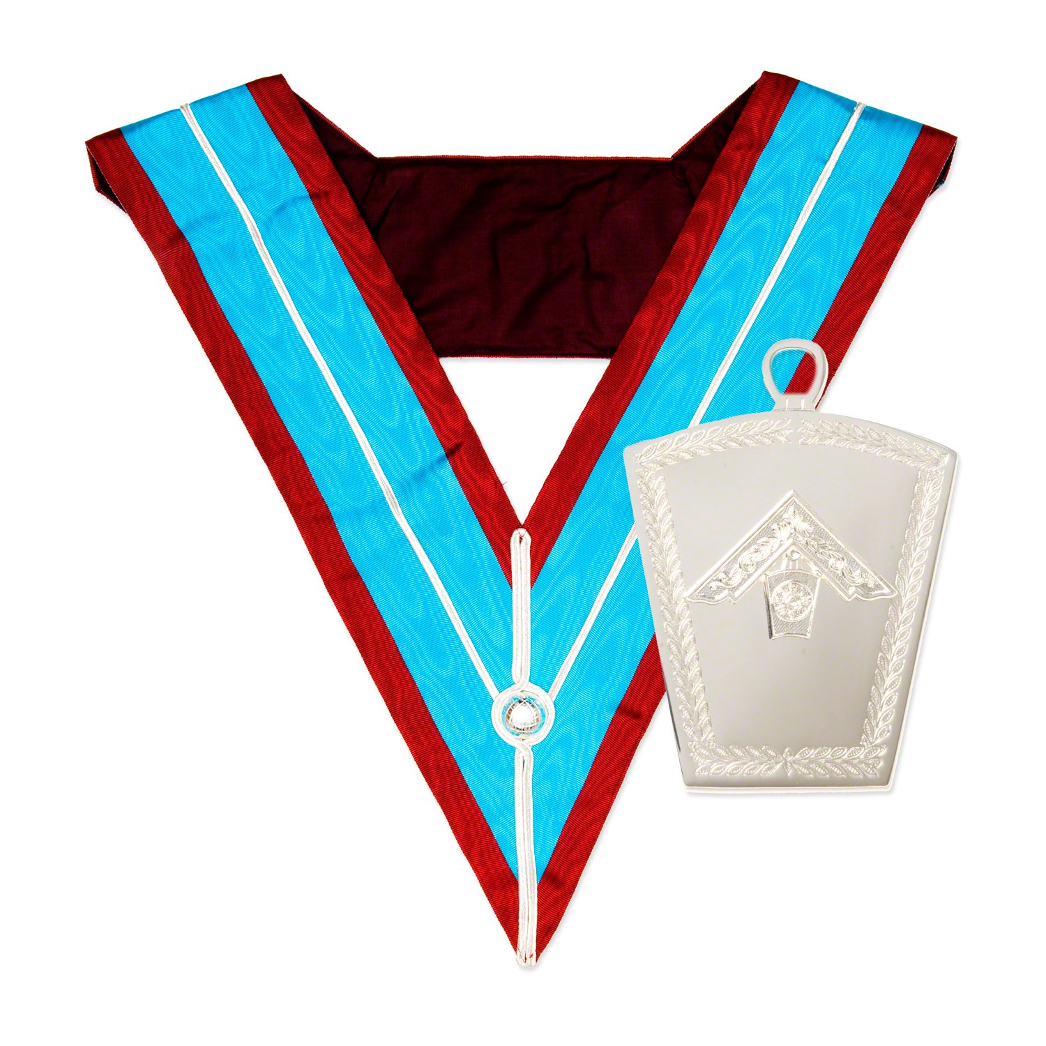 THE MASONIC COLLECTION - Mark Past Masters Collar With Past Masters Collar Jewel - Finely Hand Made - Comes in Cellophane Sleeve - Freemason Gift for Men