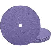 30 Pack 9" Sanding Disc for 1HP 750W Lawn Mower Blade Sharpener | 60 Grit Zirconia Sticky Wheel Replace 9" Lawn Mower Blade Sharpener and 10-9 grinders Disc Paper