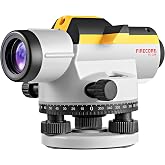 Firecore 32X Automatic Optical Level Kit with Magnetic Dampened Compensator | 32X Magnification, Horizontal Angle Measuring, Transport Lock, IP54 Rated, Contractors, for Construction, Surveying, Grading