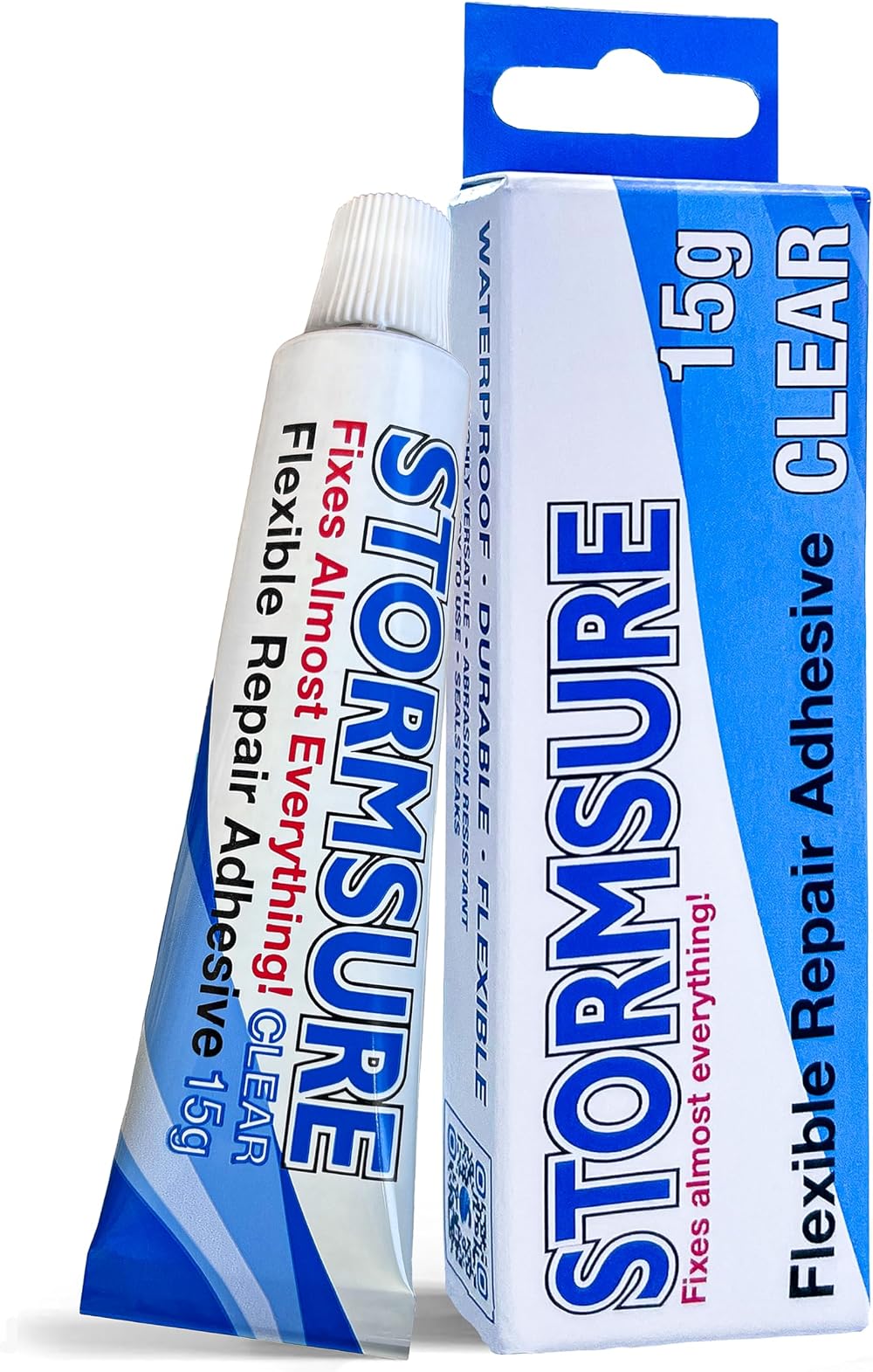 Stormsure Flexible Repair Adhesive 15g Clear - Waterproof, High Strength