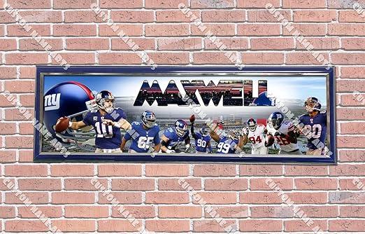 Amazon Com Personalized Customized New York Ny Giants Poster With