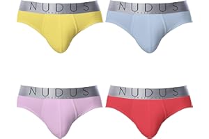 NUDUS UNDERWEAR NUDUS Men's Cotton Underwear Pack of 4 Gift Box - Briefs - Trunks - Boxer Briefs