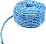 EAI Blue Polypropylene Rope 10mm x 30 Metre General Purpose Towing Mooring view 2