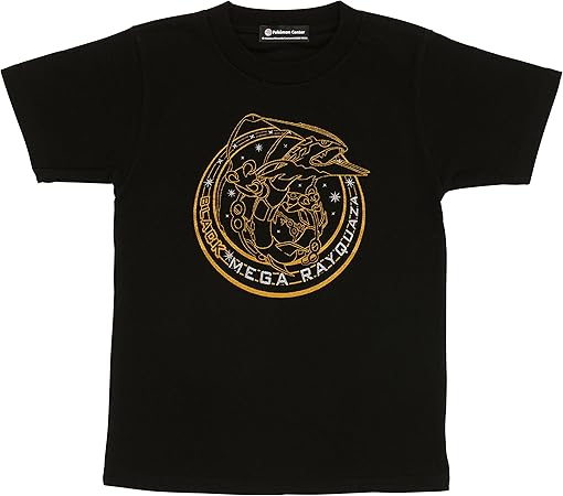 Amazon ポケモンセンターオリジナル Tシャツ 黒いメガレックウザ 130 おもちゃ雑貨 おもちゃ