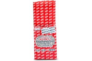 E-FA BRAND E8 E-FA BRAND Black Tapioca Pearls (Boba), Quick Cook Tapioca Pearls for Bubble Tea, Microwave Ready in 3 Minutes, Fresh Chewy Texture, Milk Tea & Dessert Topping, Halal Certified, 2.2 LB (Pack of 1)