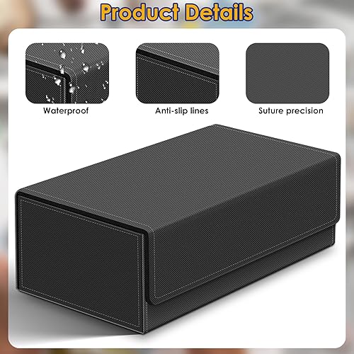 Homthy 1200+ Card Deck Case for Trading Cards, Leather Commander Card Storage Box Magnetic Card Holder Fit for MTG TCG and Sport Cards in Saudi Arabia | Whizz 2522048011 Homthy 1200+ Card Deck Case for Trading Cards, Leather Commander Card Storage Box Magnetic Card Holder Fit for MTG TCG and Sport Cards in Saudi Arabia | Whizz 2522048011