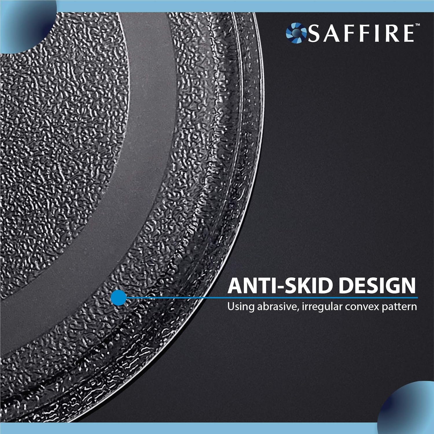 Saffire 11.25" – 11 1/4 Glass Microwave Turntable Plate – Compatible Replacement for GE WB49X10097, Magic Chef 203500, Samsung DE74-20102D: Home Improvement