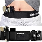 Mostcomtac Belly Band Holster for Men & Women - Comfortable Carry Gun Holster for 9MM and 380 with Breathable Neoprene, Fits Glock 19 17 42 43 43x, Taurus, Ruger LCP, S&W M&P Shield for Most Handguns