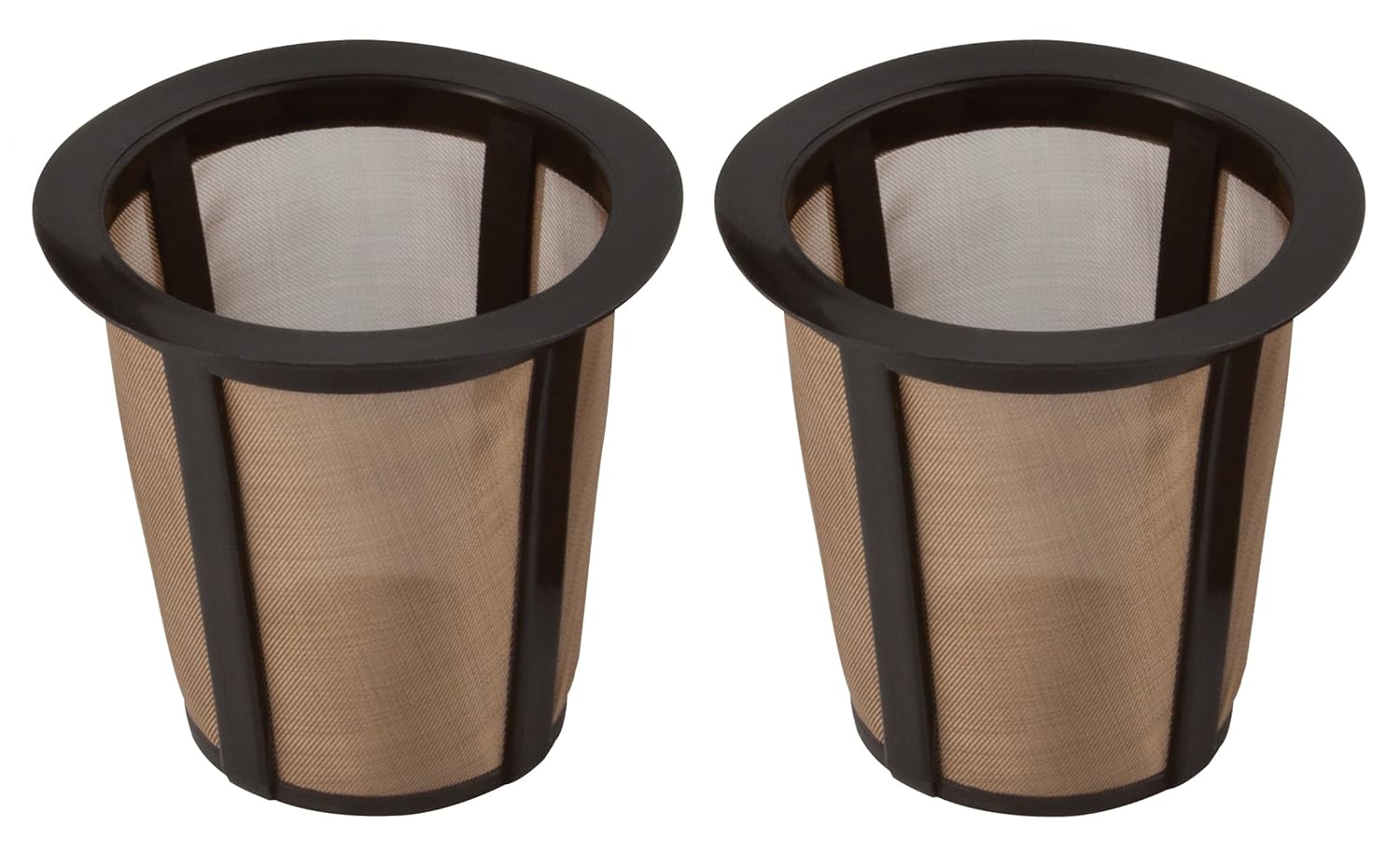 Gold Tone K-Cup Reusable Coffee Filter Baskets, 2 Pack.