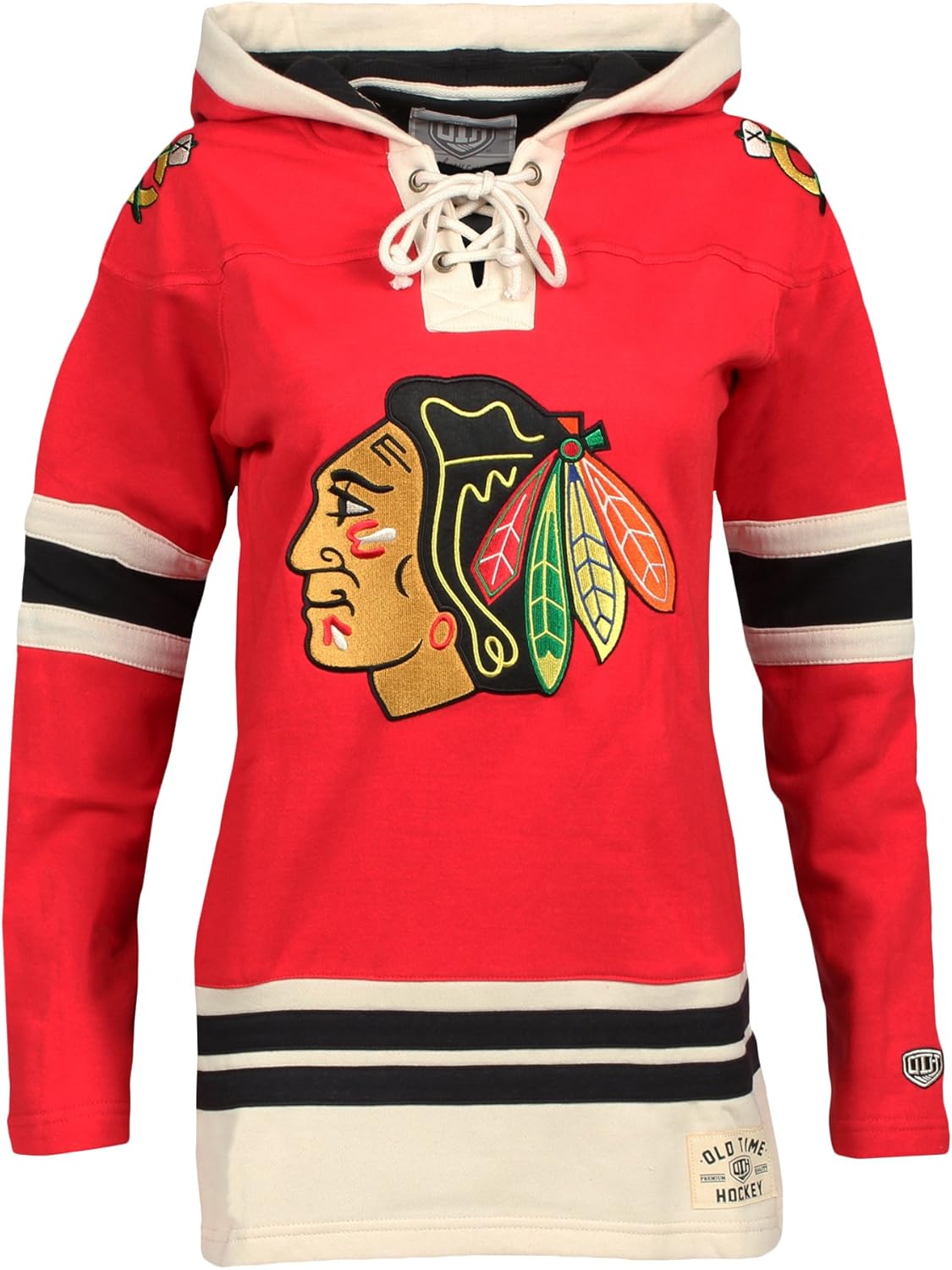 old time hockey nhl men's lacer heavyweight hoodie